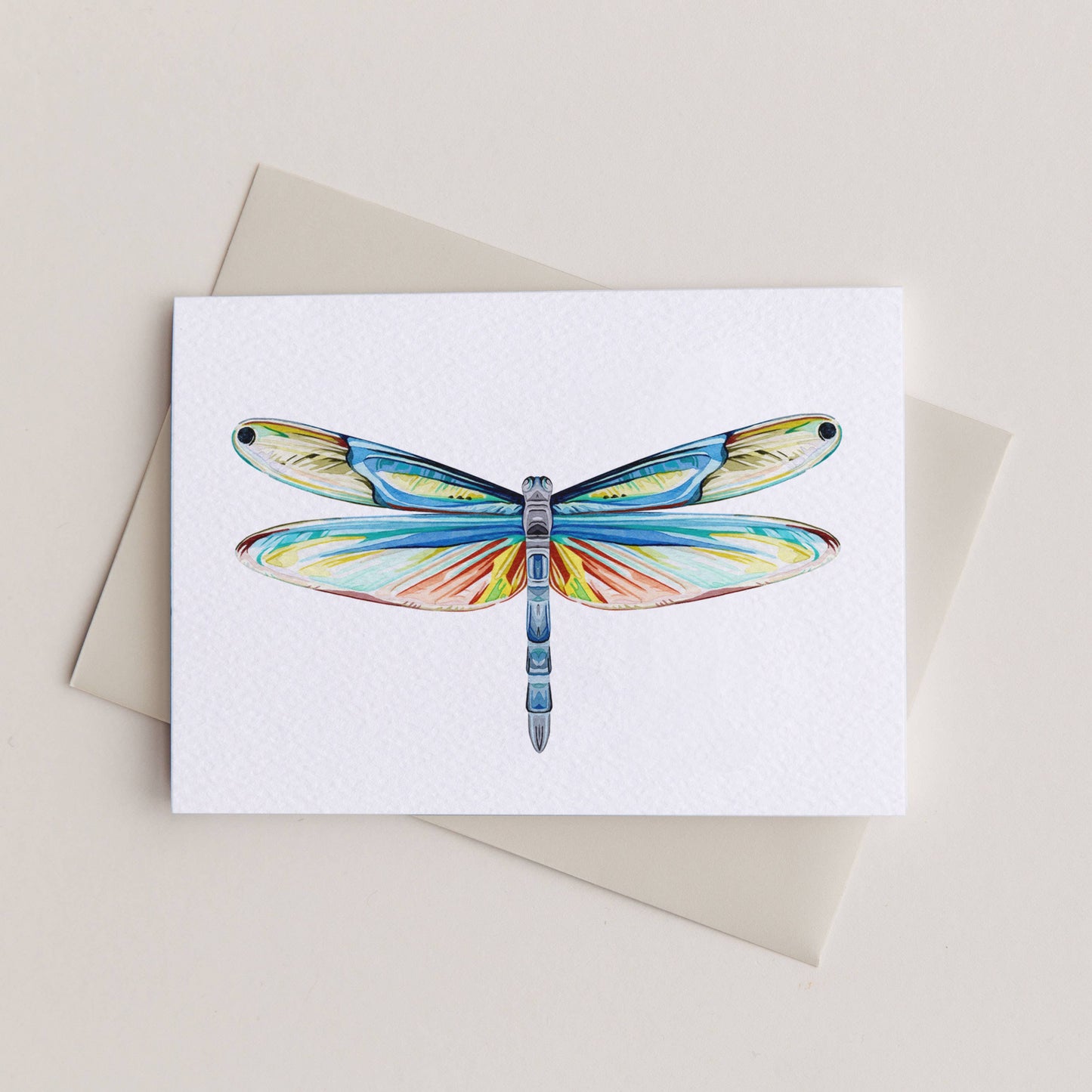 Mini Dragonfly Watercolour Sustainable Greetings Card (Copy)