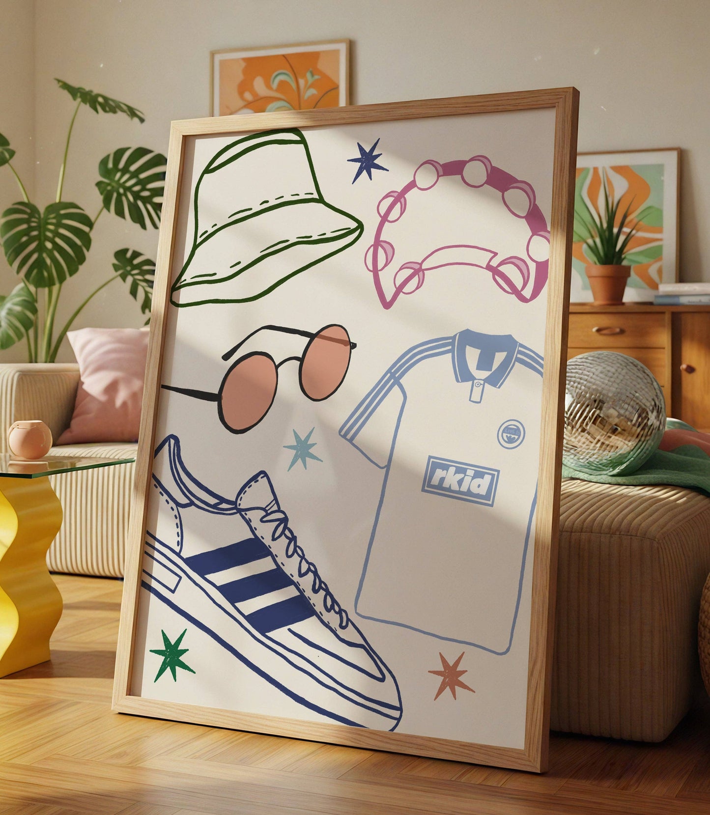 Rkid Oasis Illustration Print: A4