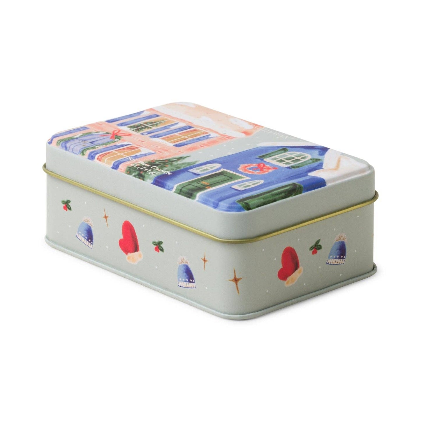 Paddywax Christmas Tin Neighborhood - Winter Balsam