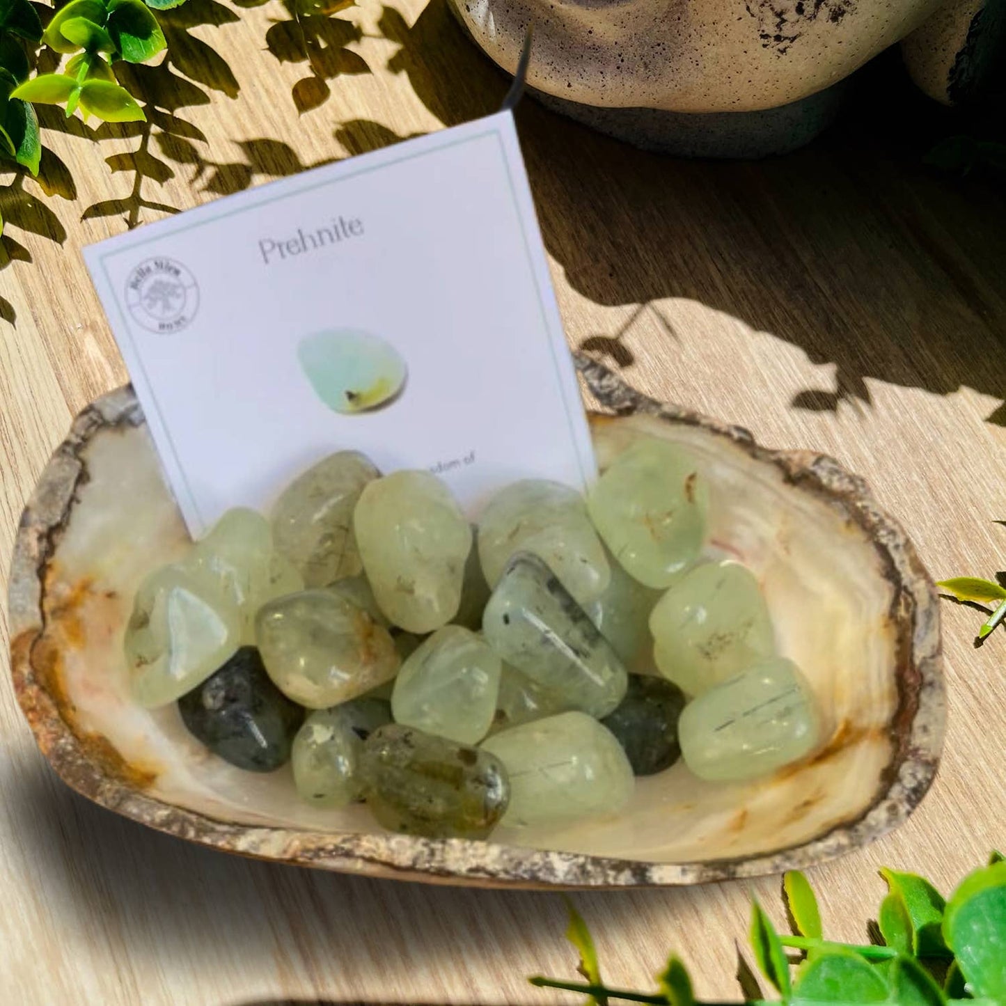 Prehnite Tumble Stone