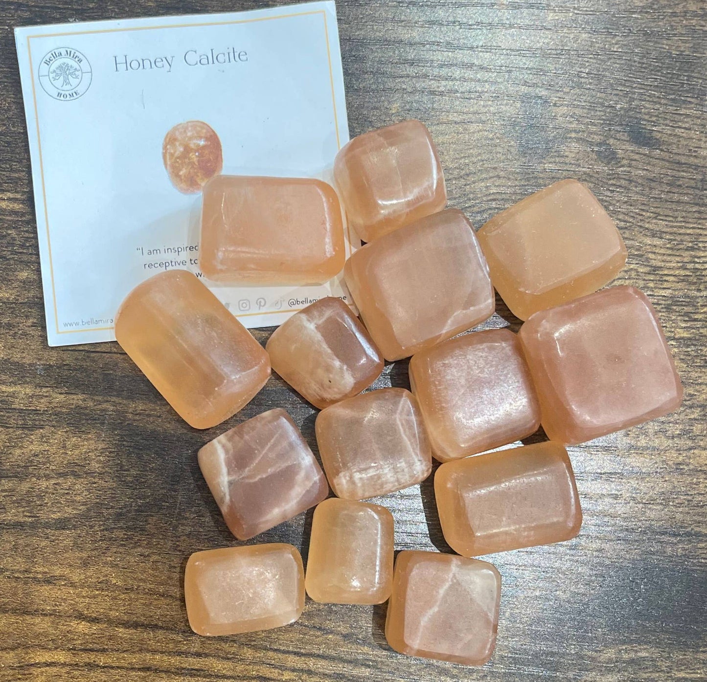 Honey Calcite Tumble Stone