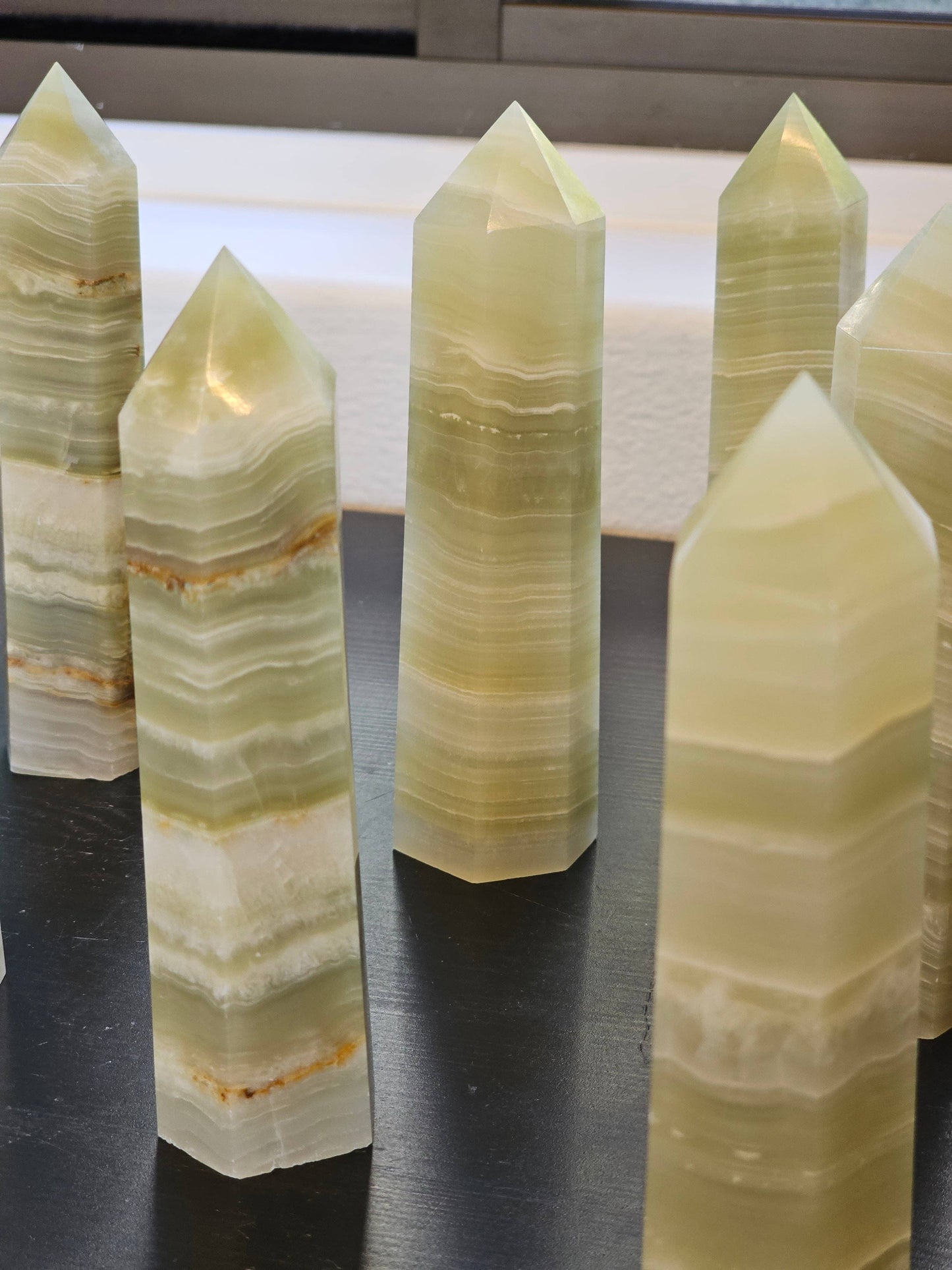 Afghanistan Jade Crystal Obelisk Tower Point