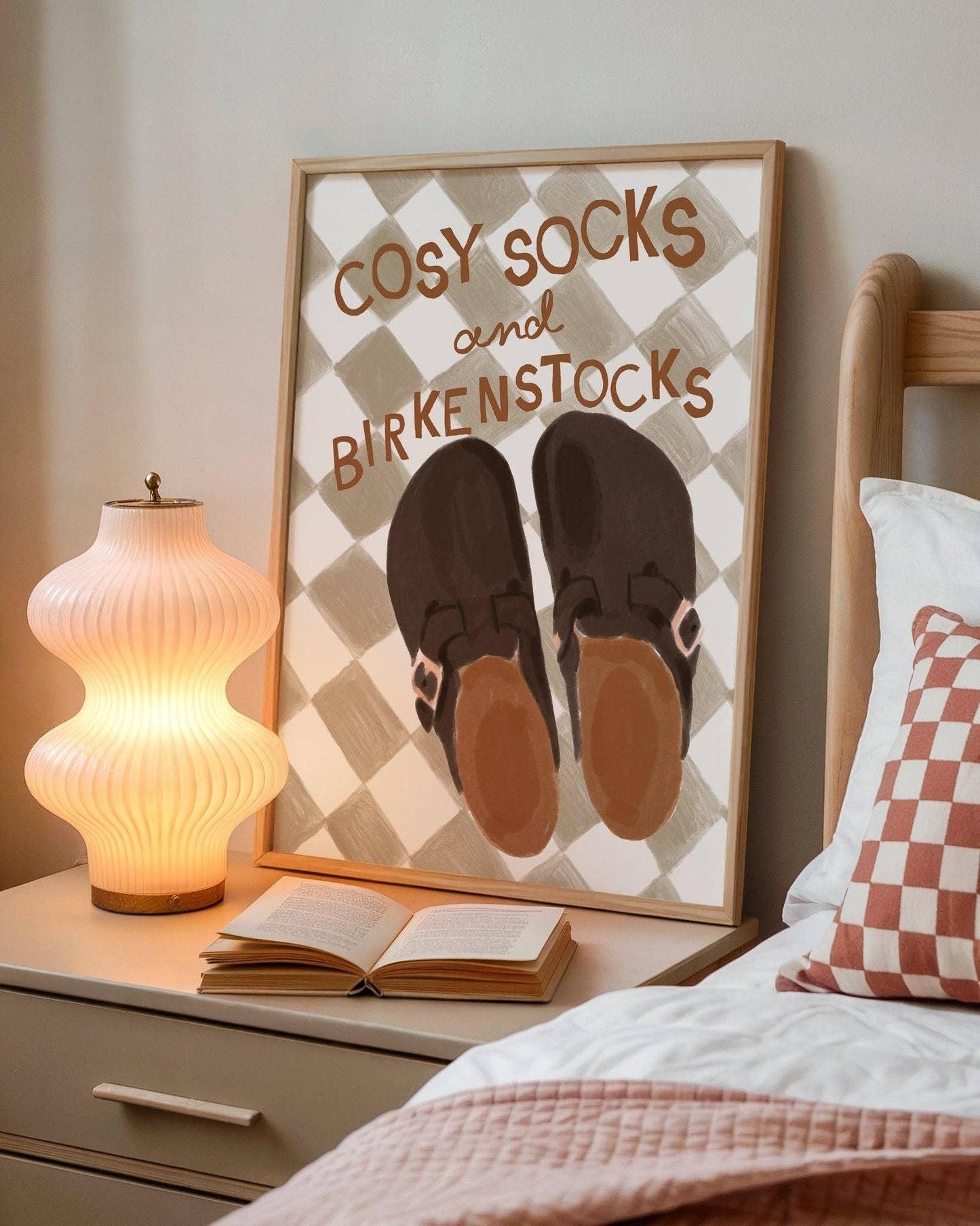 Cosy Socks Season Print: A4