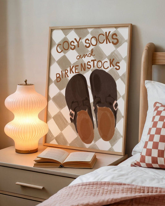 Cosy Socks Season Print: A4