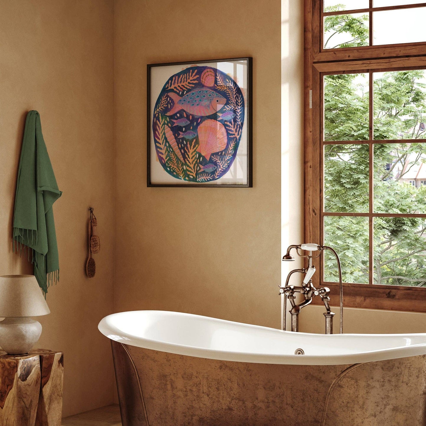 Rock Pool Art Print