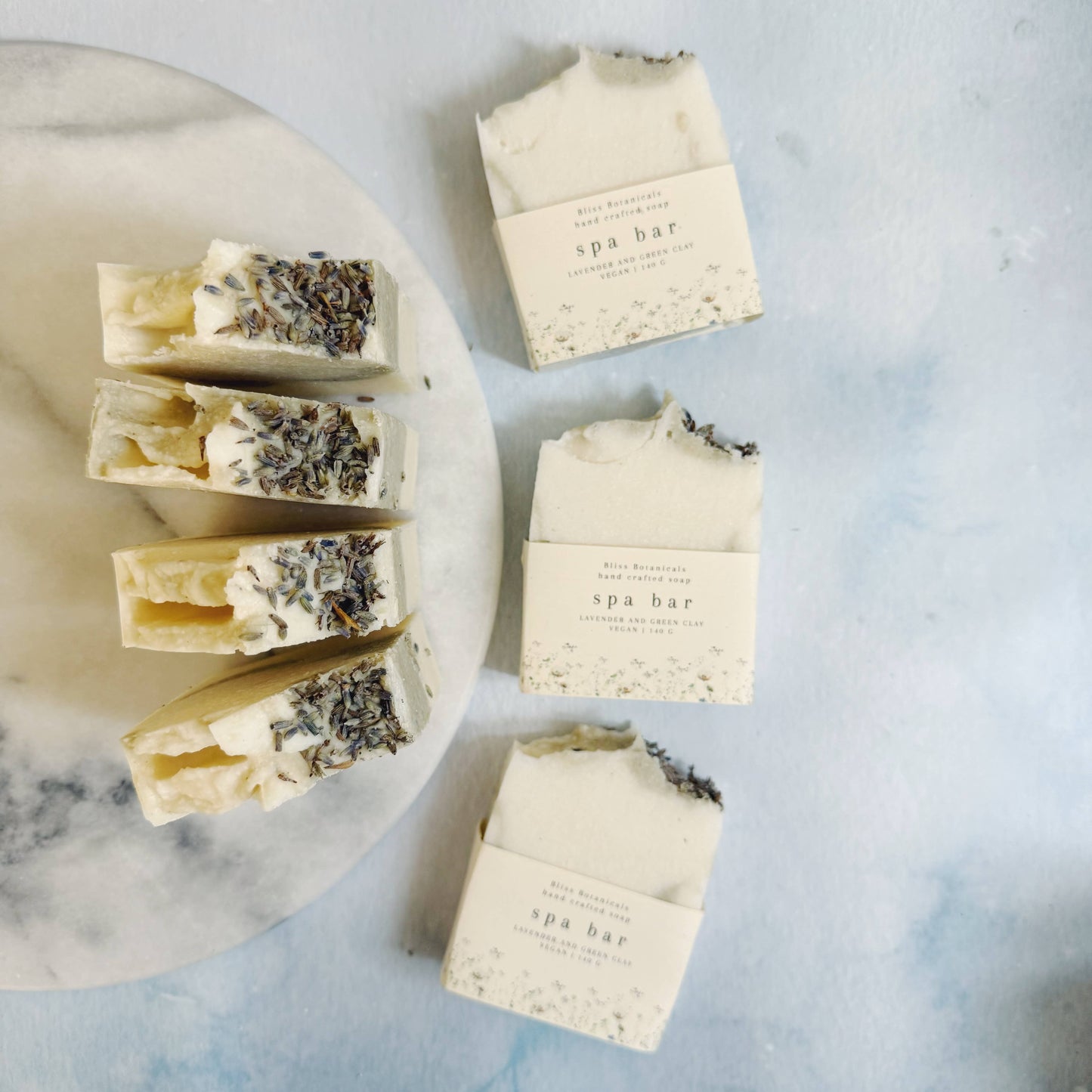 Lavender & Green Clay Salt Spa Bar