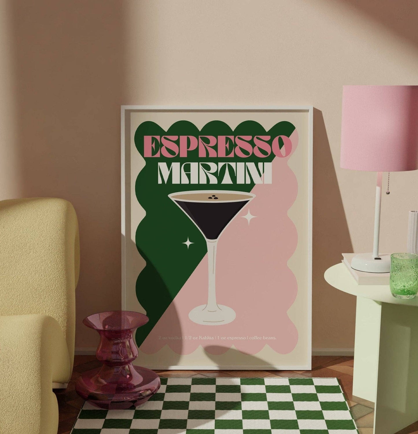 Espresso Martini Cocktail Print: A4