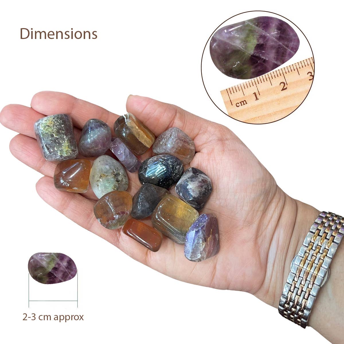 Fluorite Tumble Stone