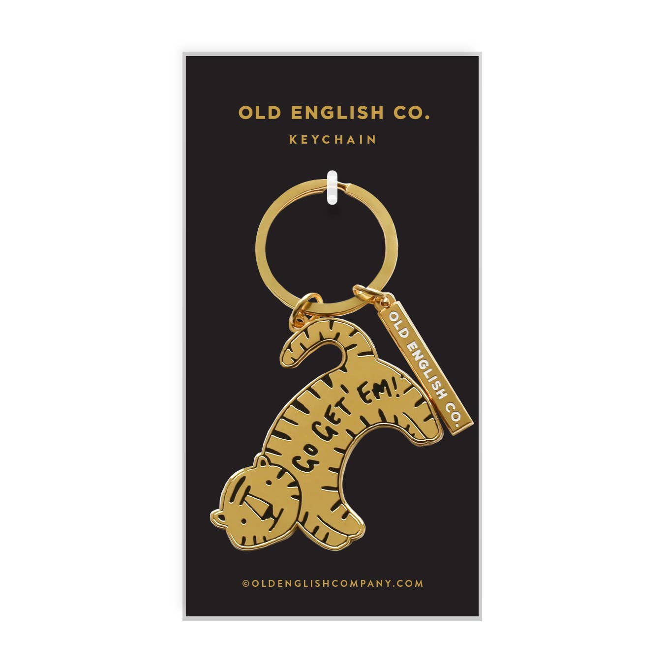 Tiger Keychain - Housewarming Gift Keyring for New Home