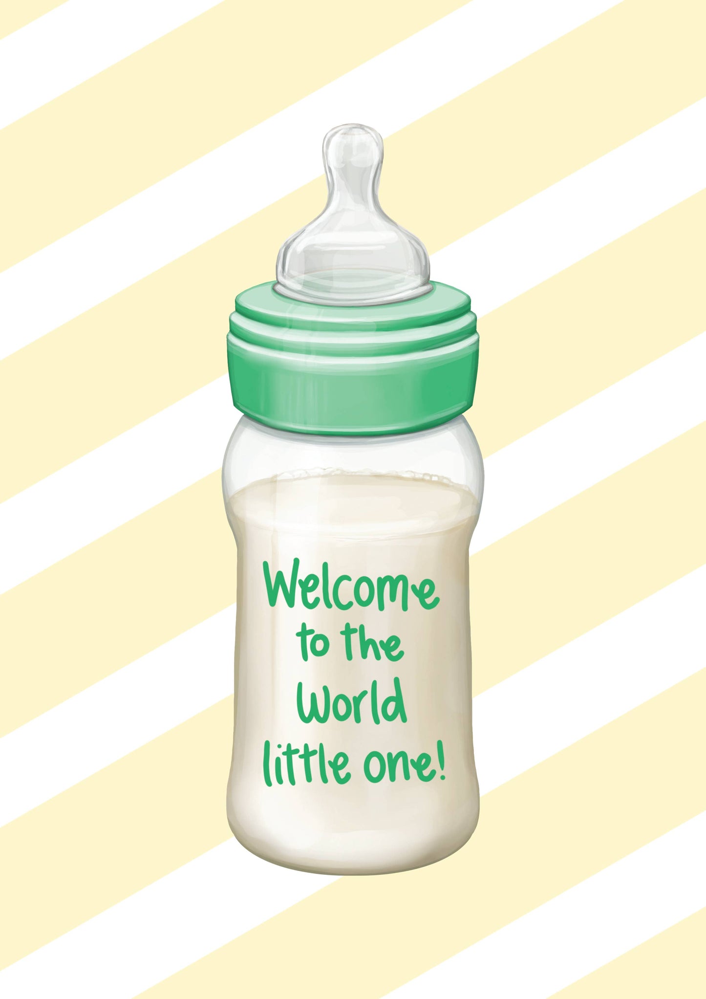 Welcome To The World - New Baby Greeting Card