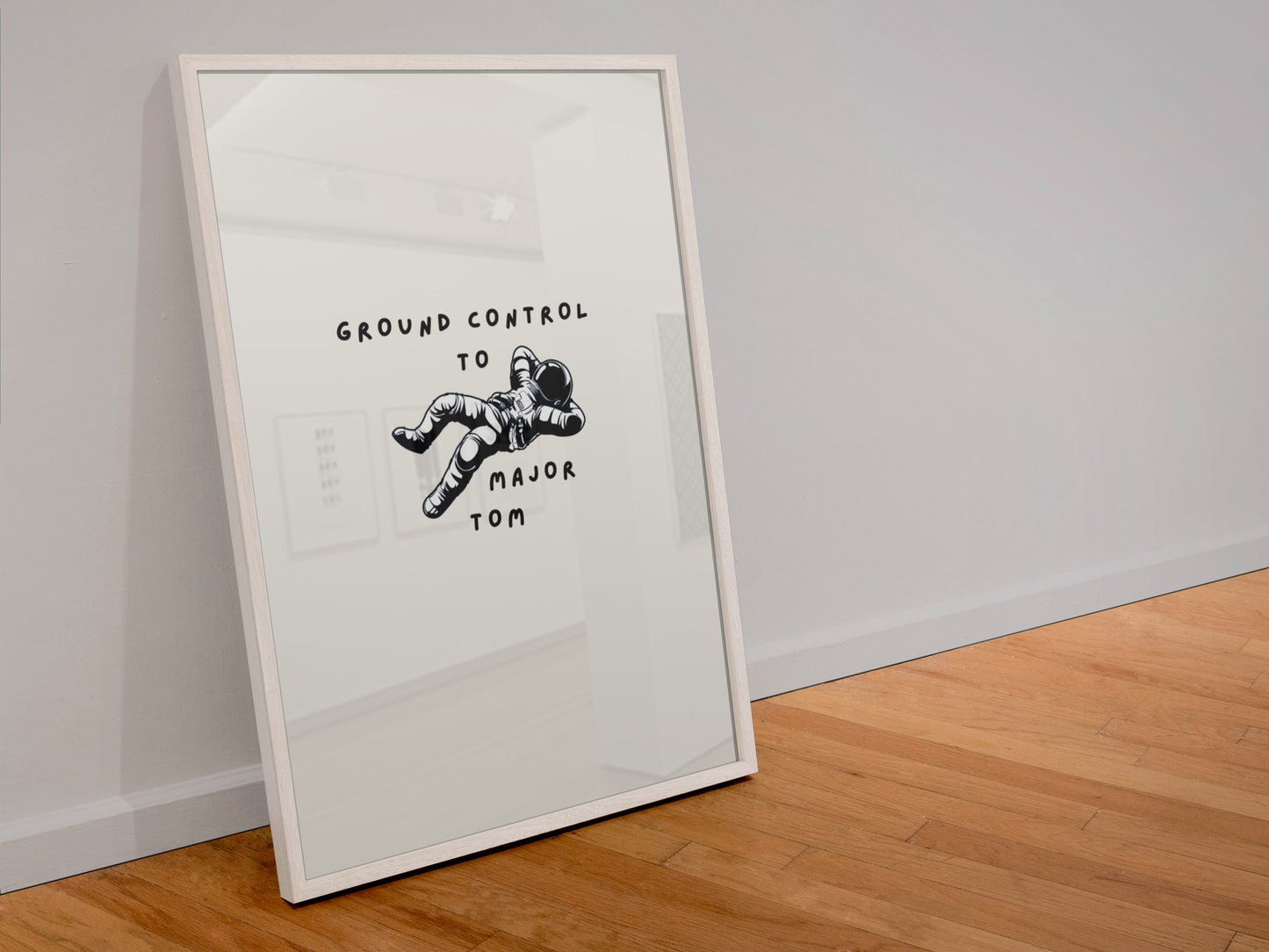 Ground Control to Major Tom David Bowie Inspired print: A4