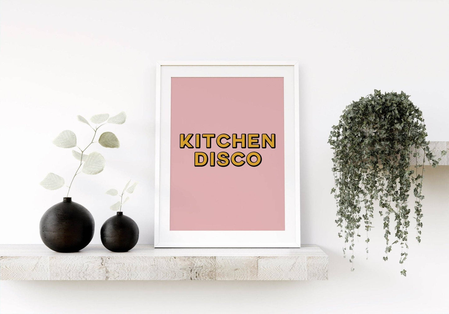 Kitchen Disco Print: A4