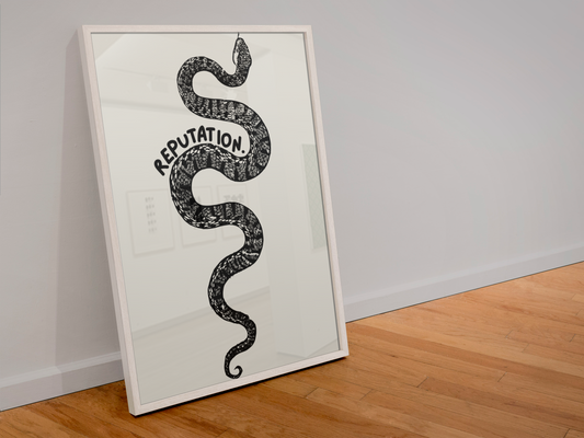 Reputation Snake print: A4