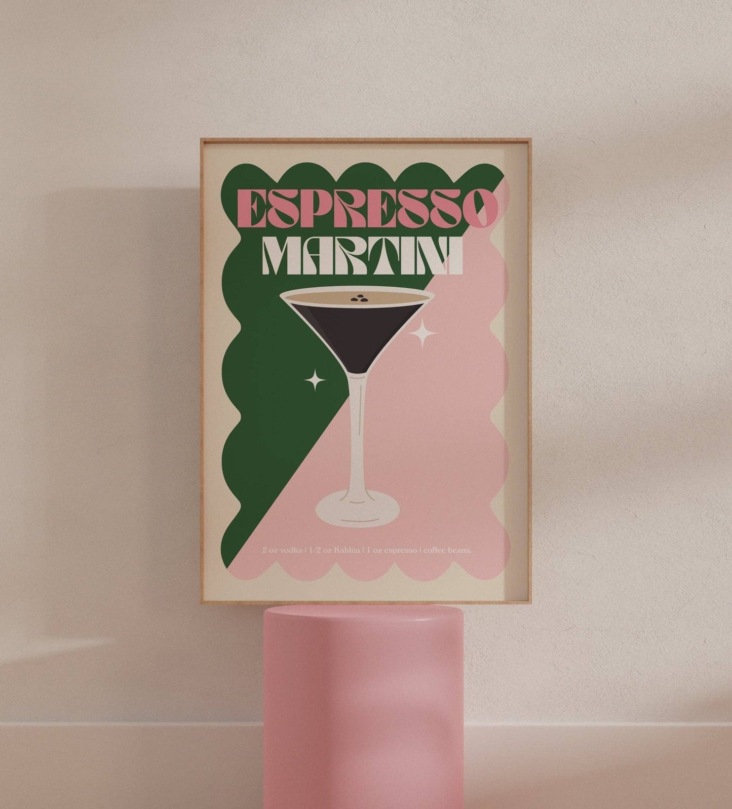 Espresso Martini Cocktail Print: A4