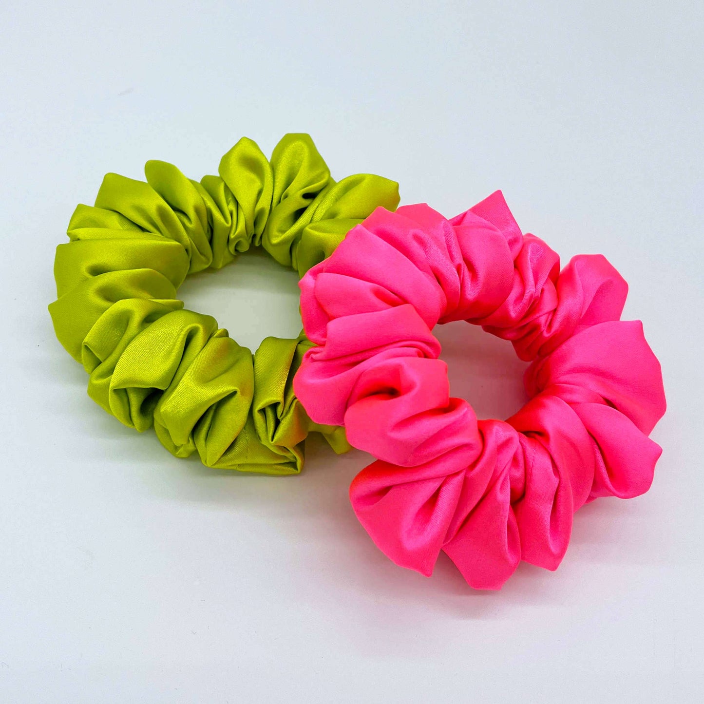 Luxury Satin Scrunchies - NEW COLOURS: Mauve / Regular