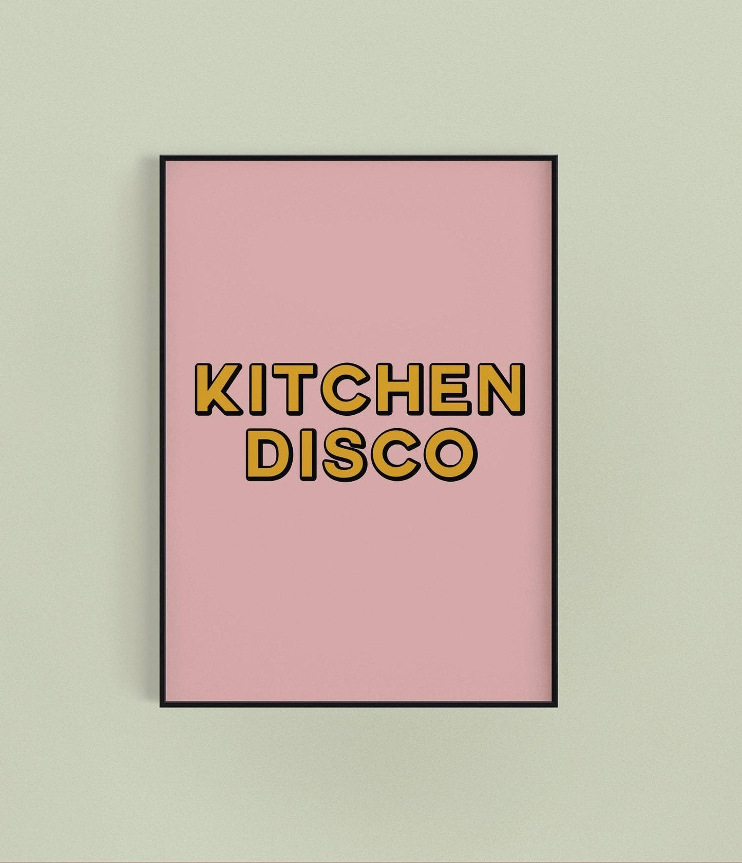 Kitchen Disco Print: A4