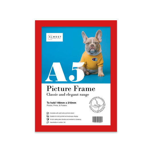 Red A5 Picture Frame
