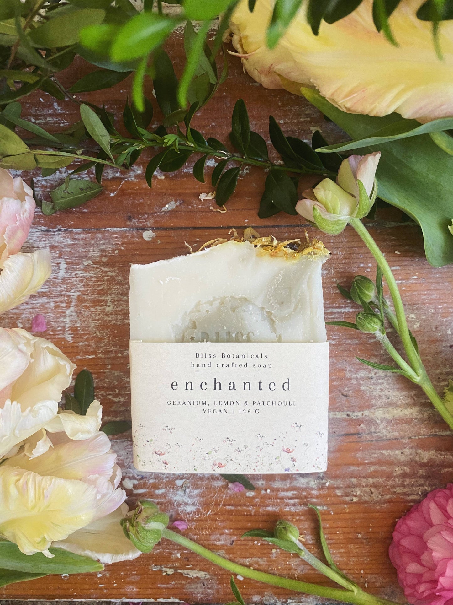 Enchanted Soap - Geranium, Lemon and Patchouli
