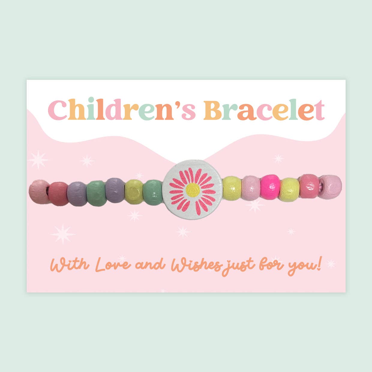 Flower Circle - Children's Beaded Bracelet