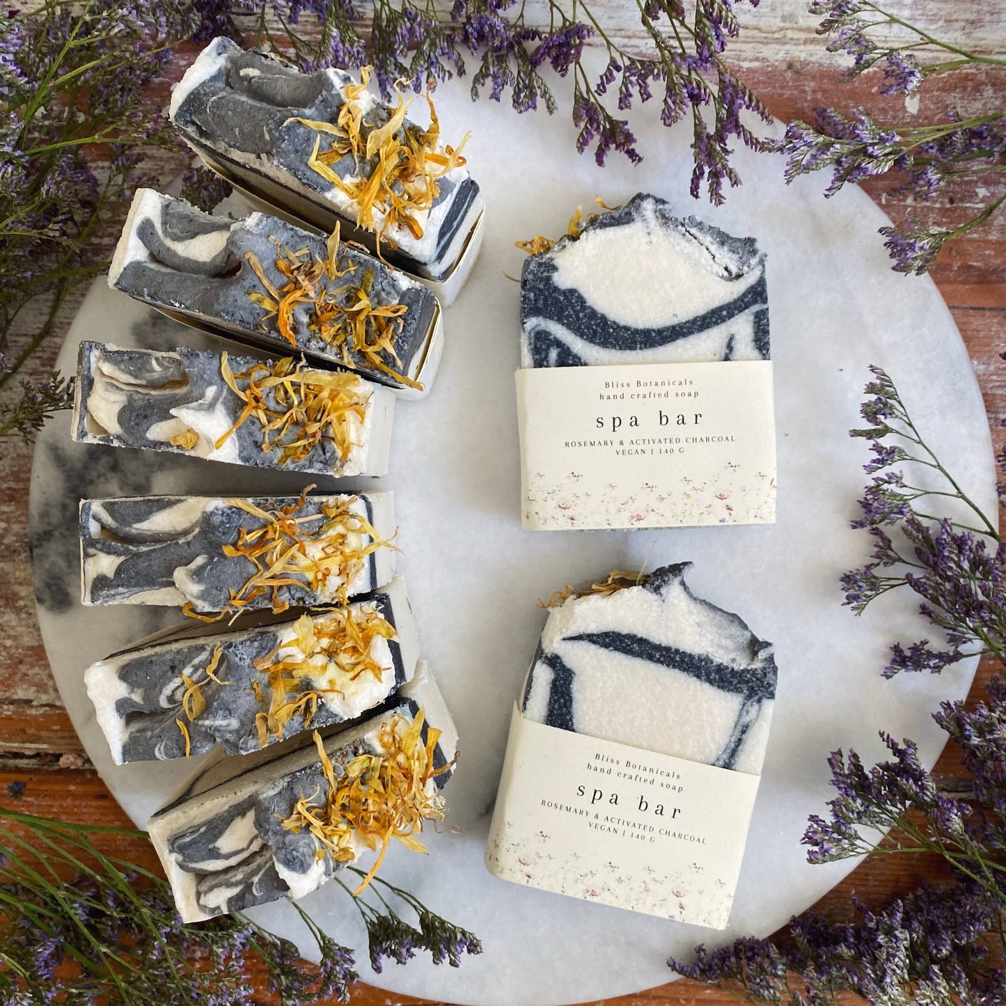 Rosemary & Activated Charcoal Spa Bar: Rosemary & Activated Charcoal Spa Bar