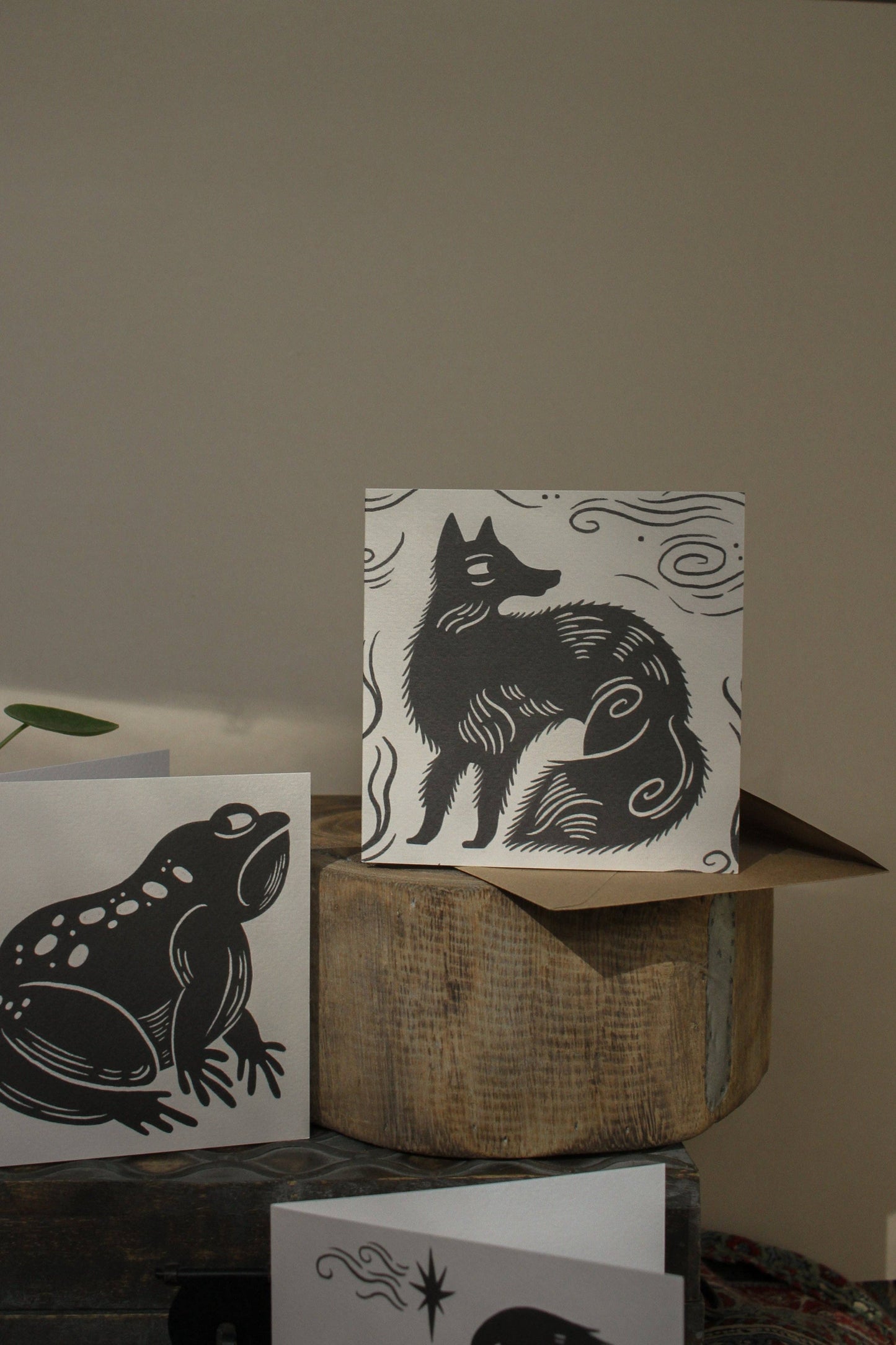 'The Fox' Animal Card: Naked