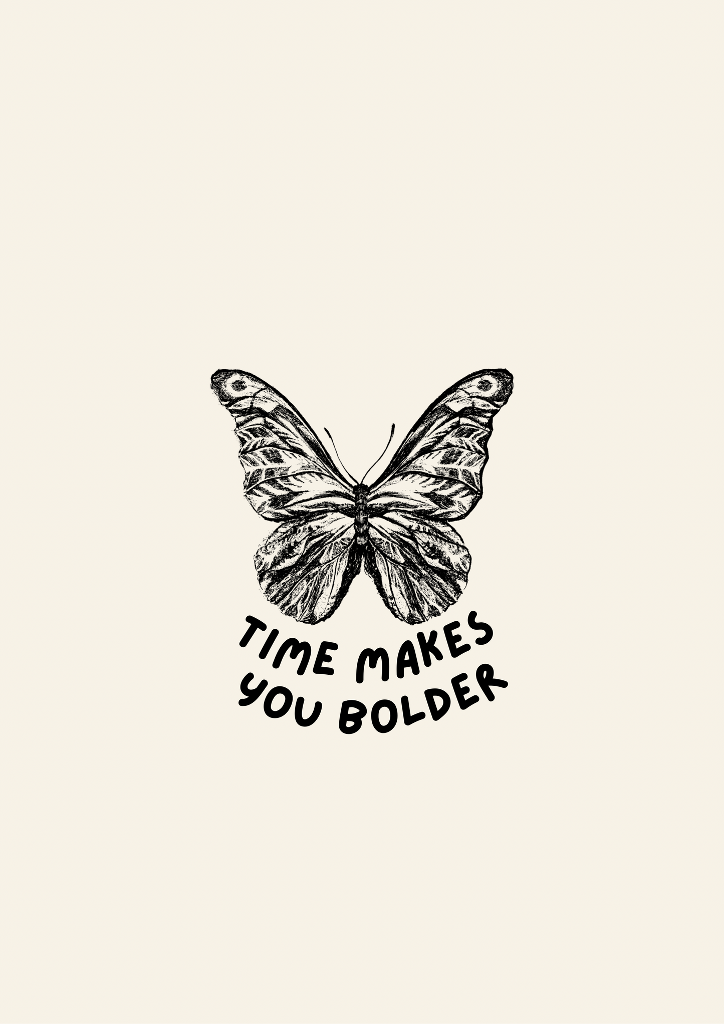 Time makes you bolder Fleetwood Mac inspired Print: A4