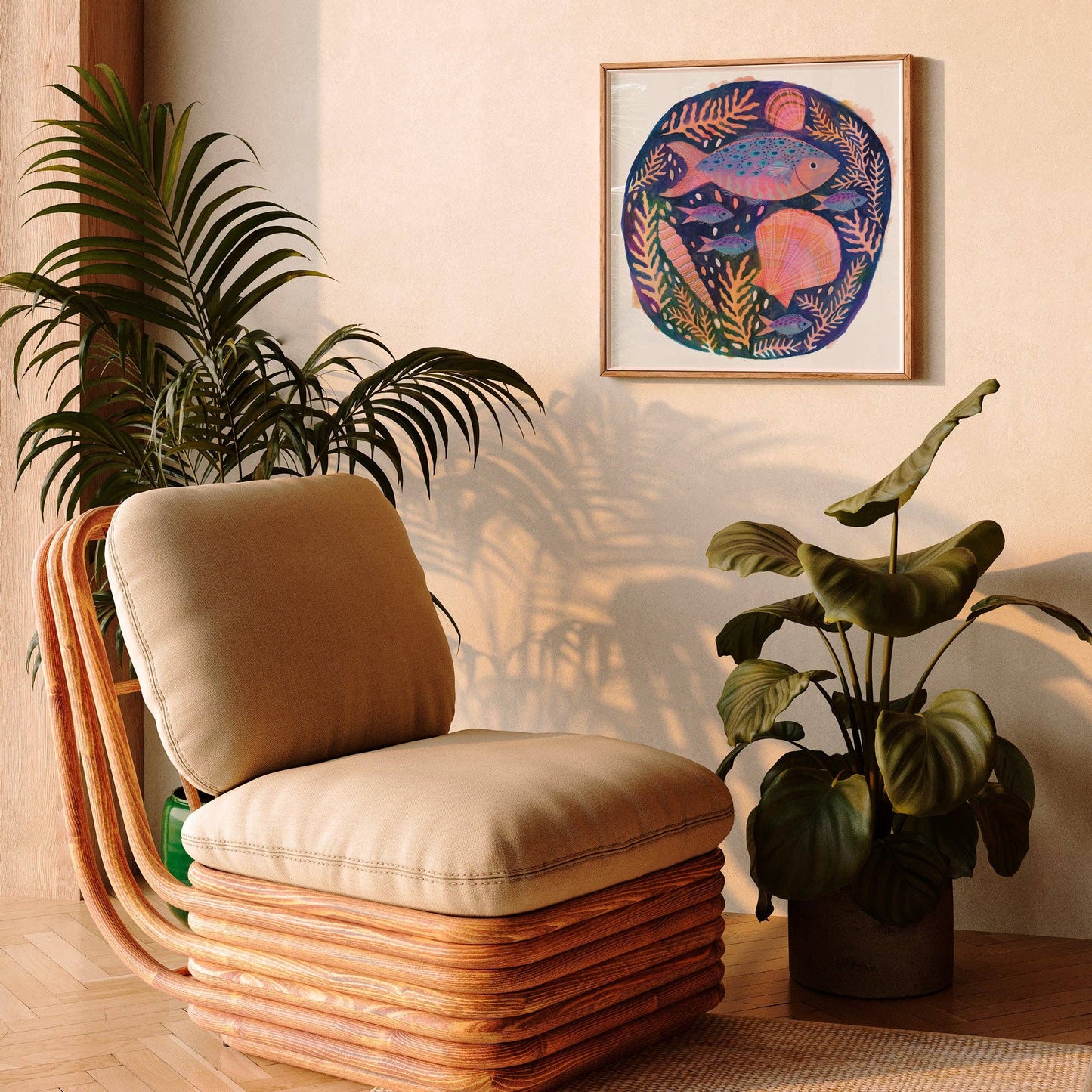 Rock Pool Art Print