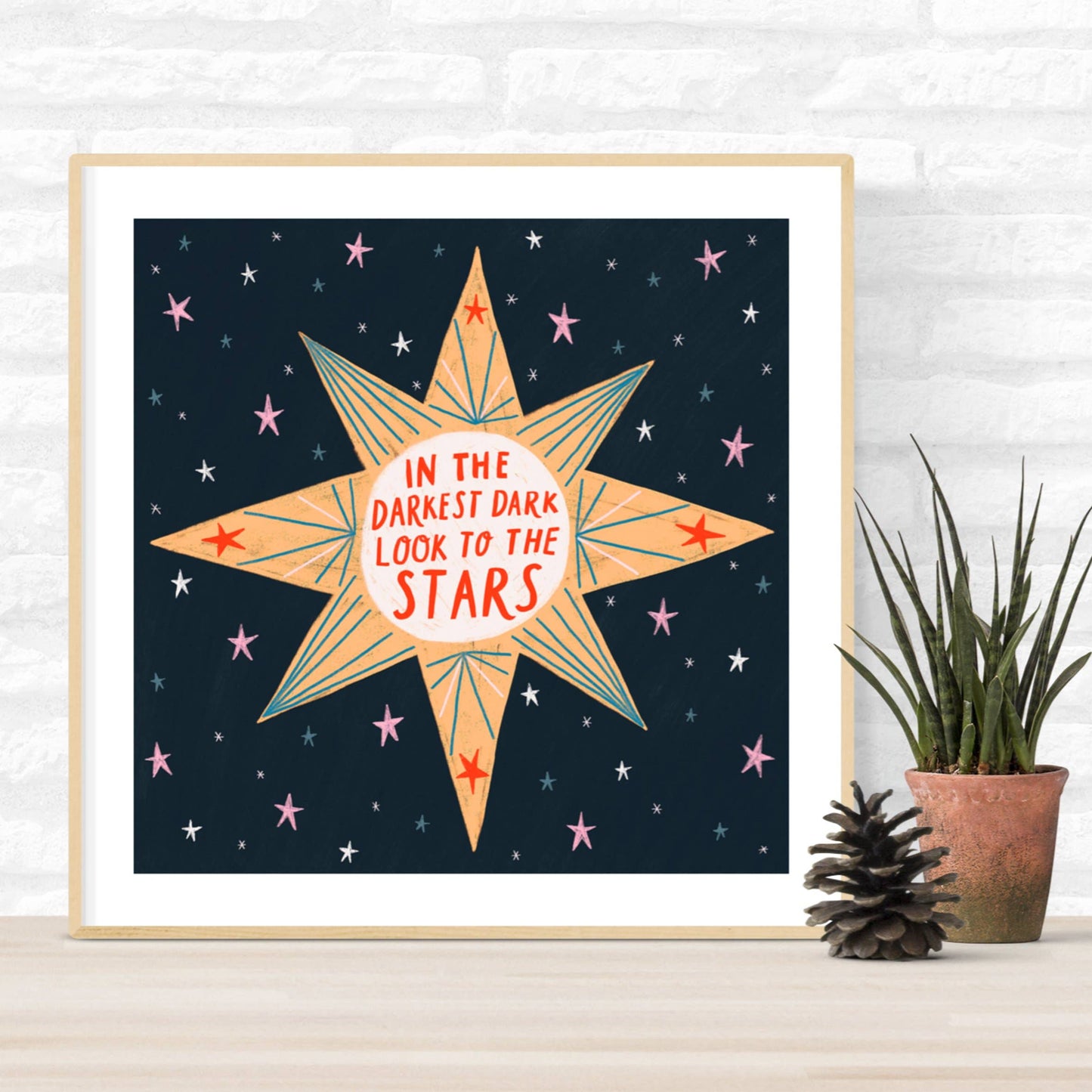 In the Darkest Dark Art Print