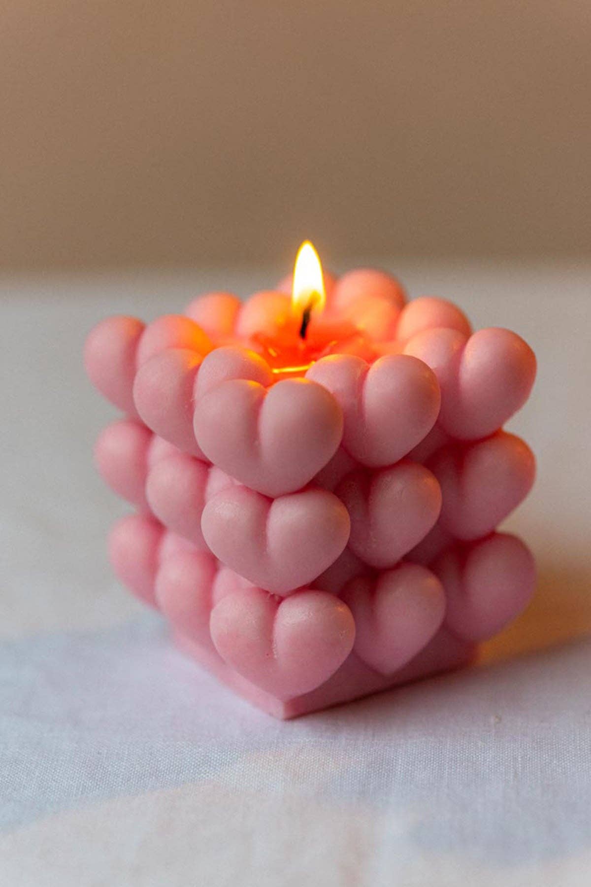 Love Bubble Cube Candle