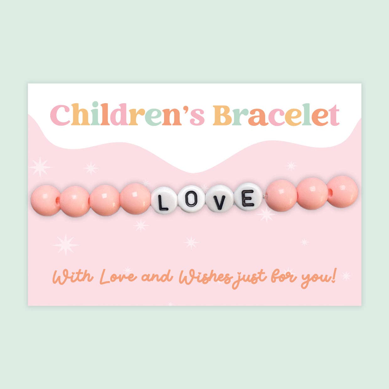 Love - Children's Beaded Bracelet