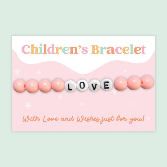 Love - Children's Beaded Bracelet