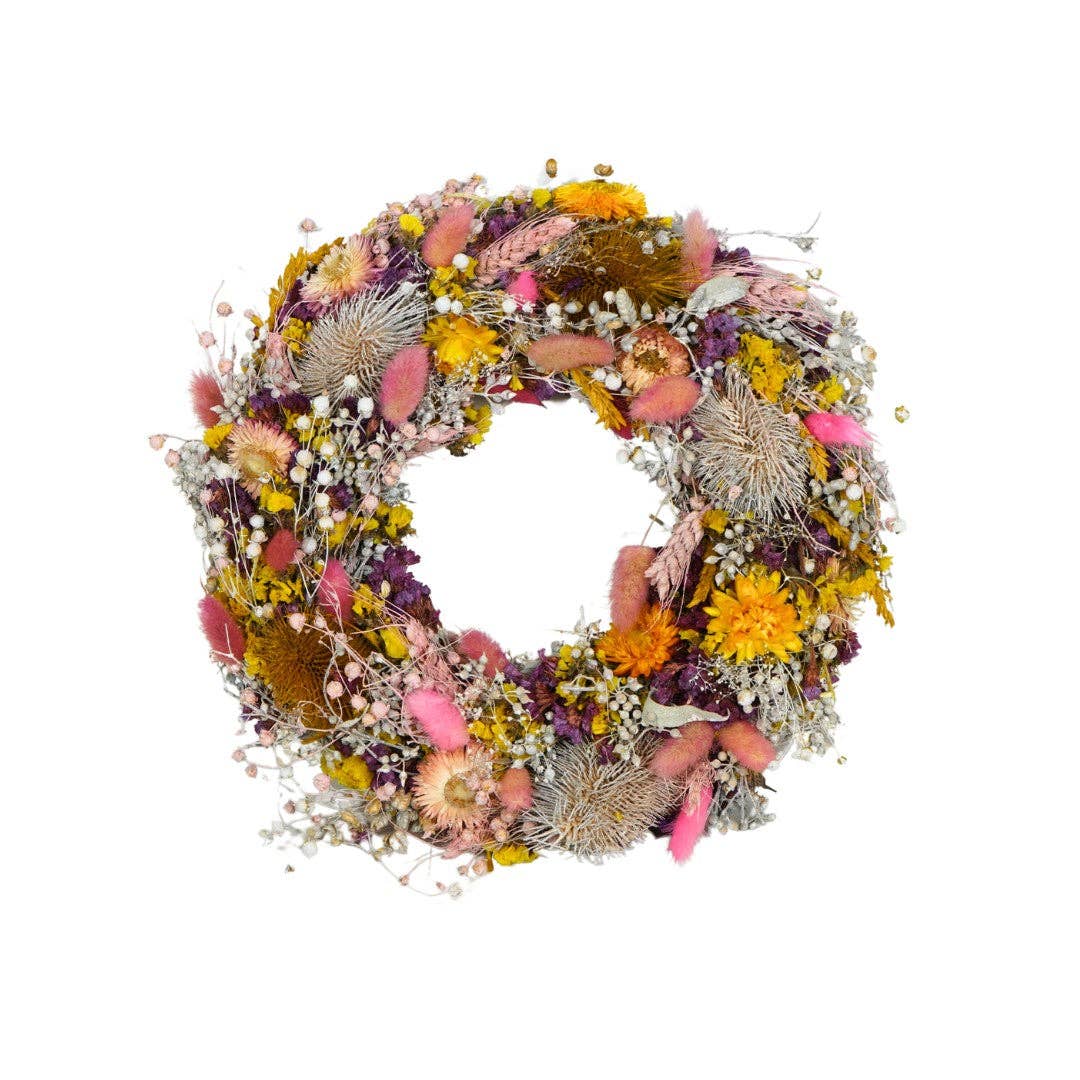Dried Flowers Wreath - Fairy Garden 30cm