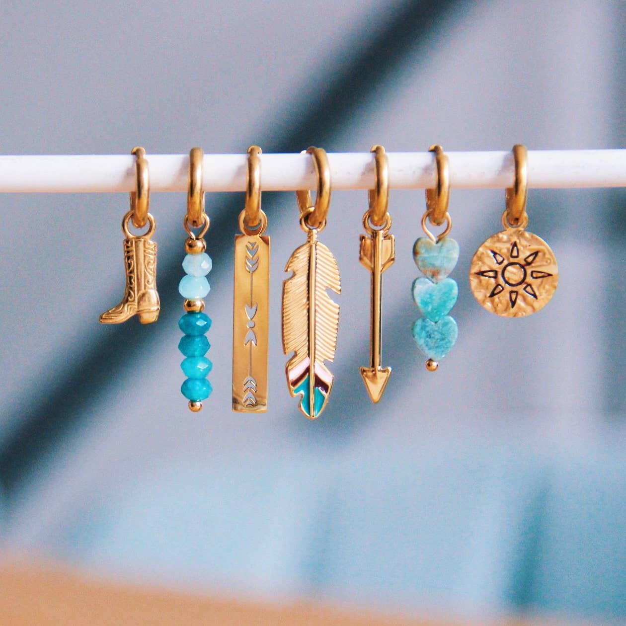 Cowboy/Cowgirl Boot Huggie Hoop Earrings