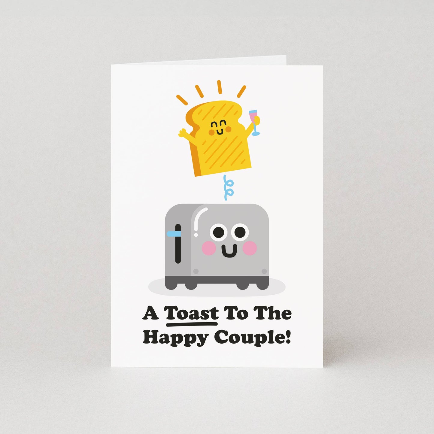 Toast Wedding Card | Funny Wedding Cards | Greetings Cards