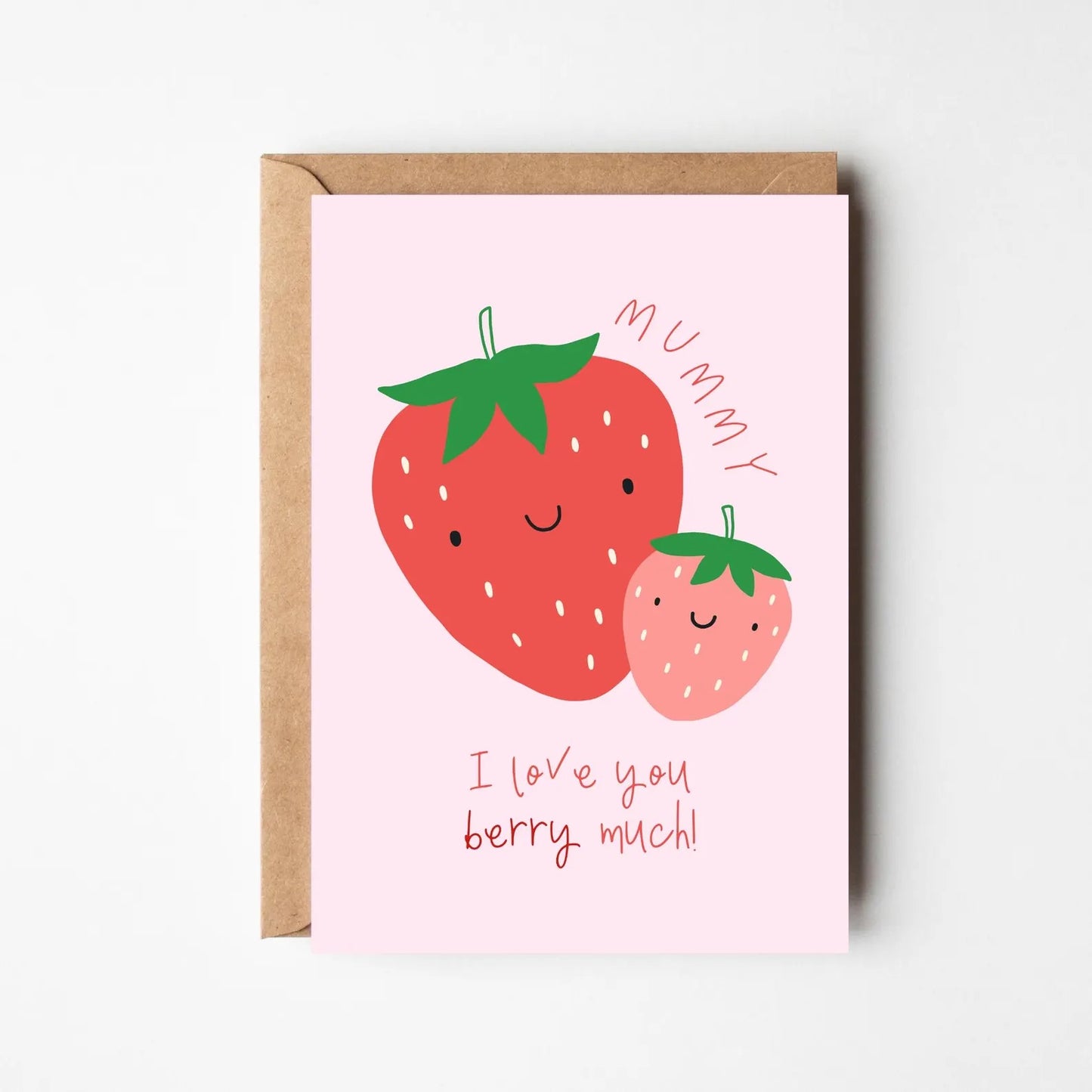 Mummy Strawberry Mothers Day Card