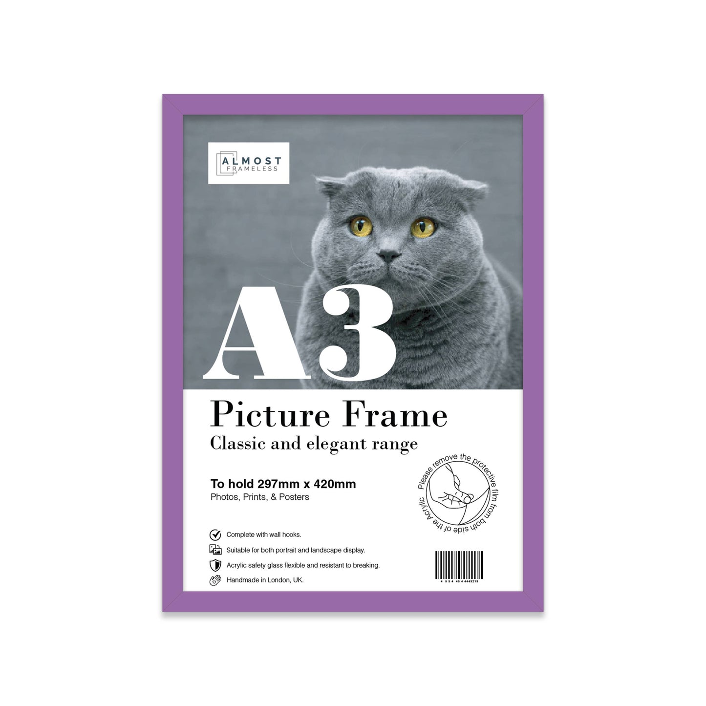 Purple A3 Picture Frame