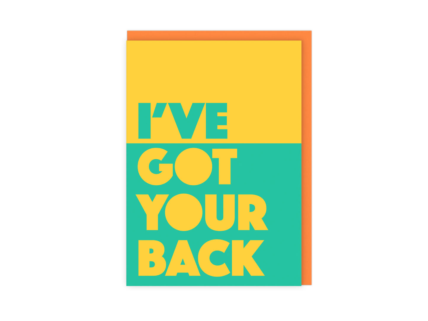 I’ve Got Your Back Greetings Card