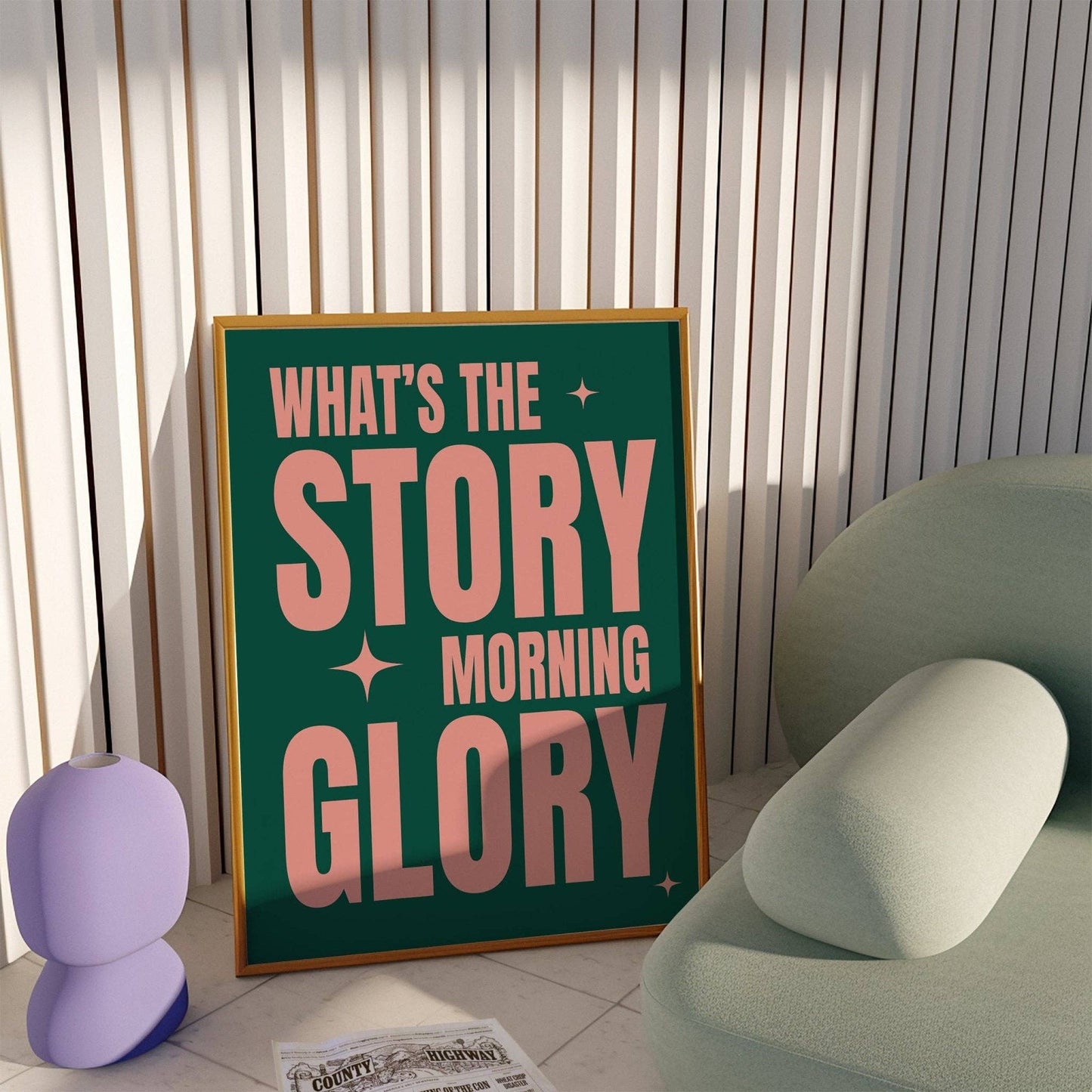 Morning Glory Print: A4