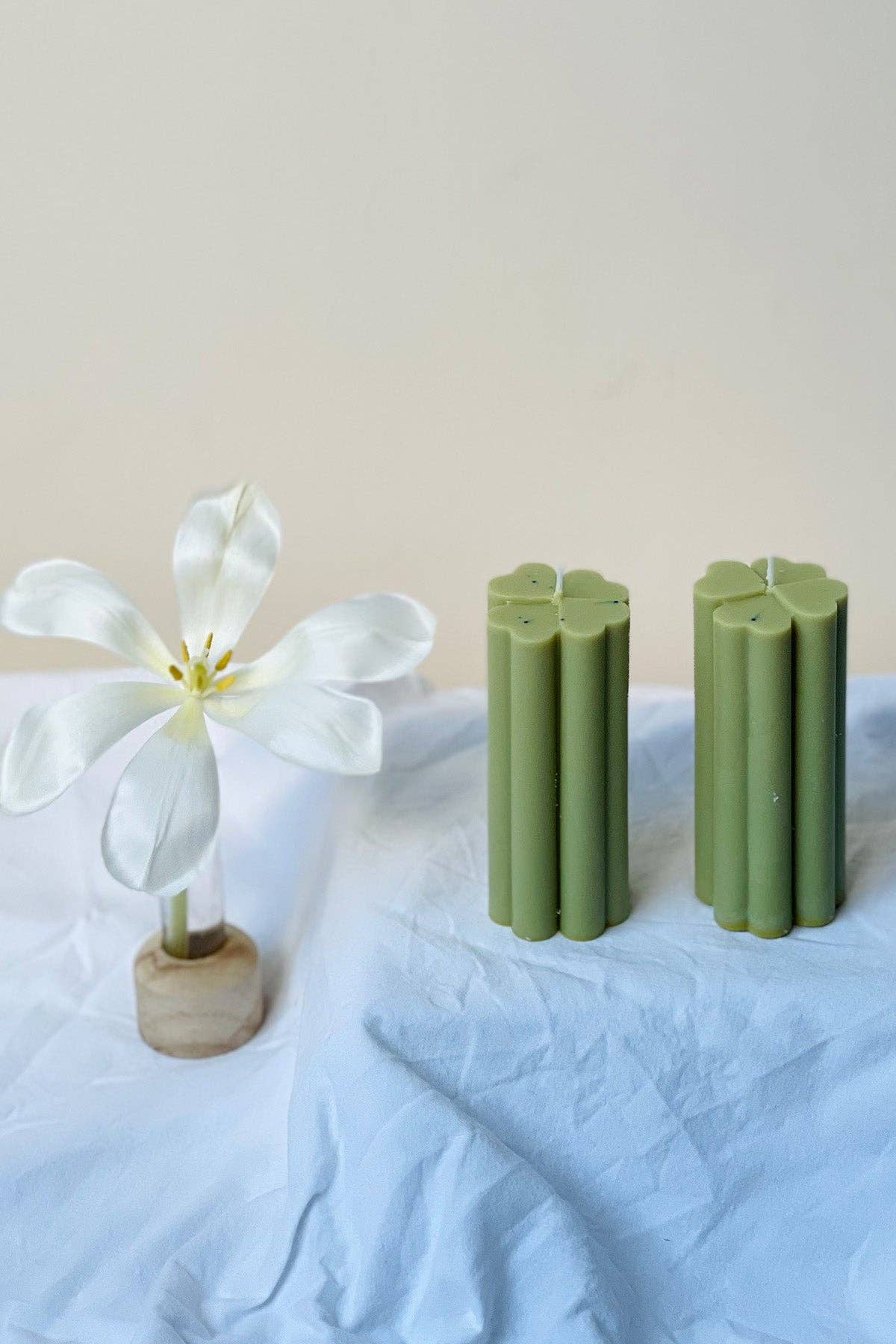 Cherry Blossom Pillar Candle