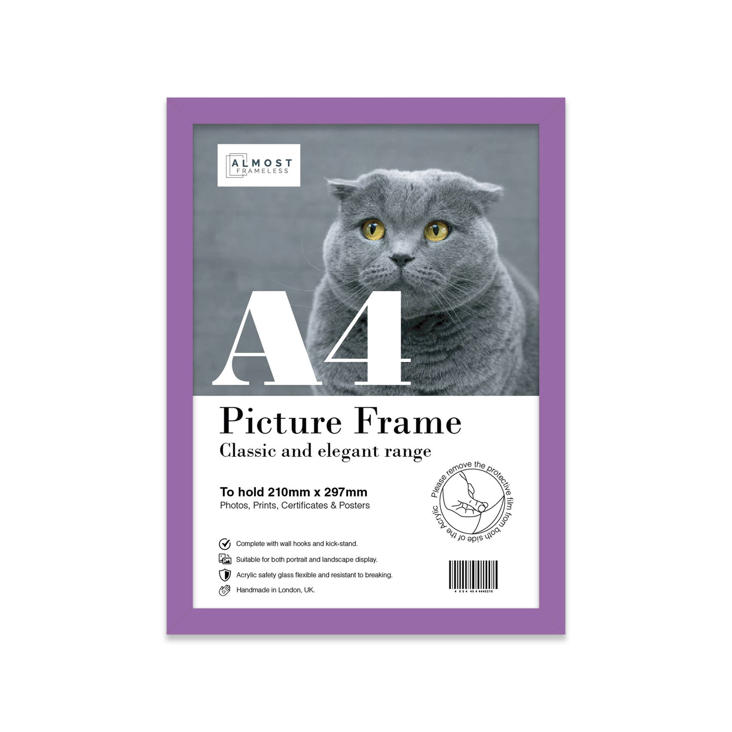 Purple A4 Picture Frame