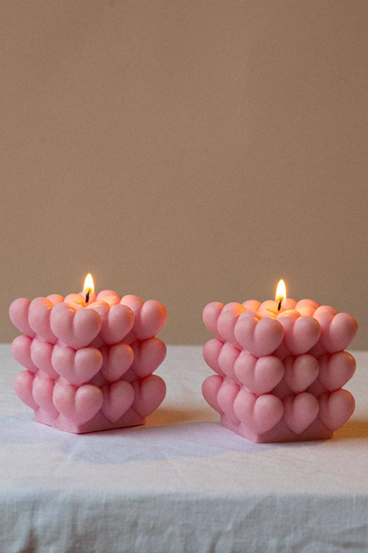 Love Bubble Cube Candle