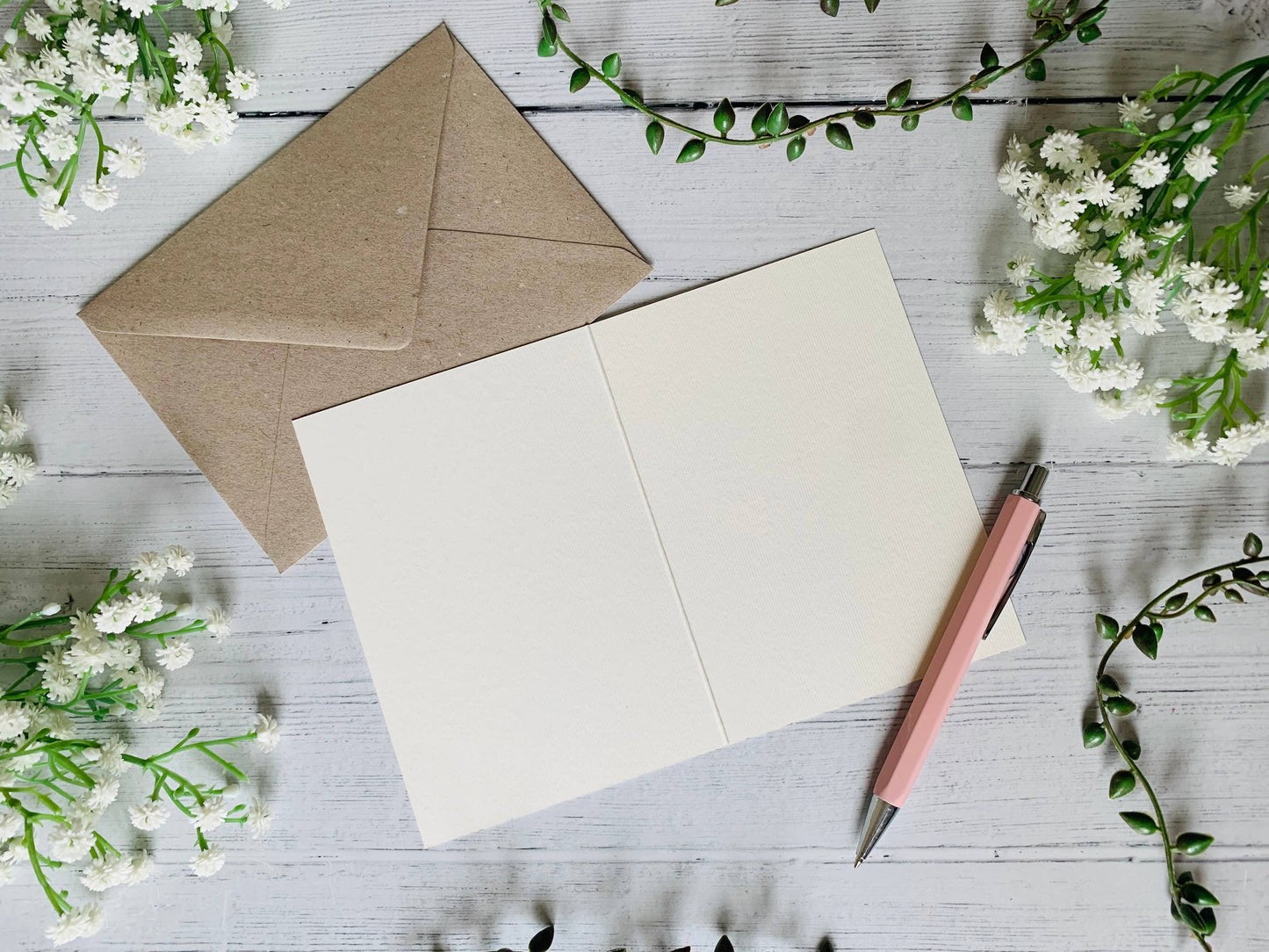 Monstera Leaf Pattern Greeting Card