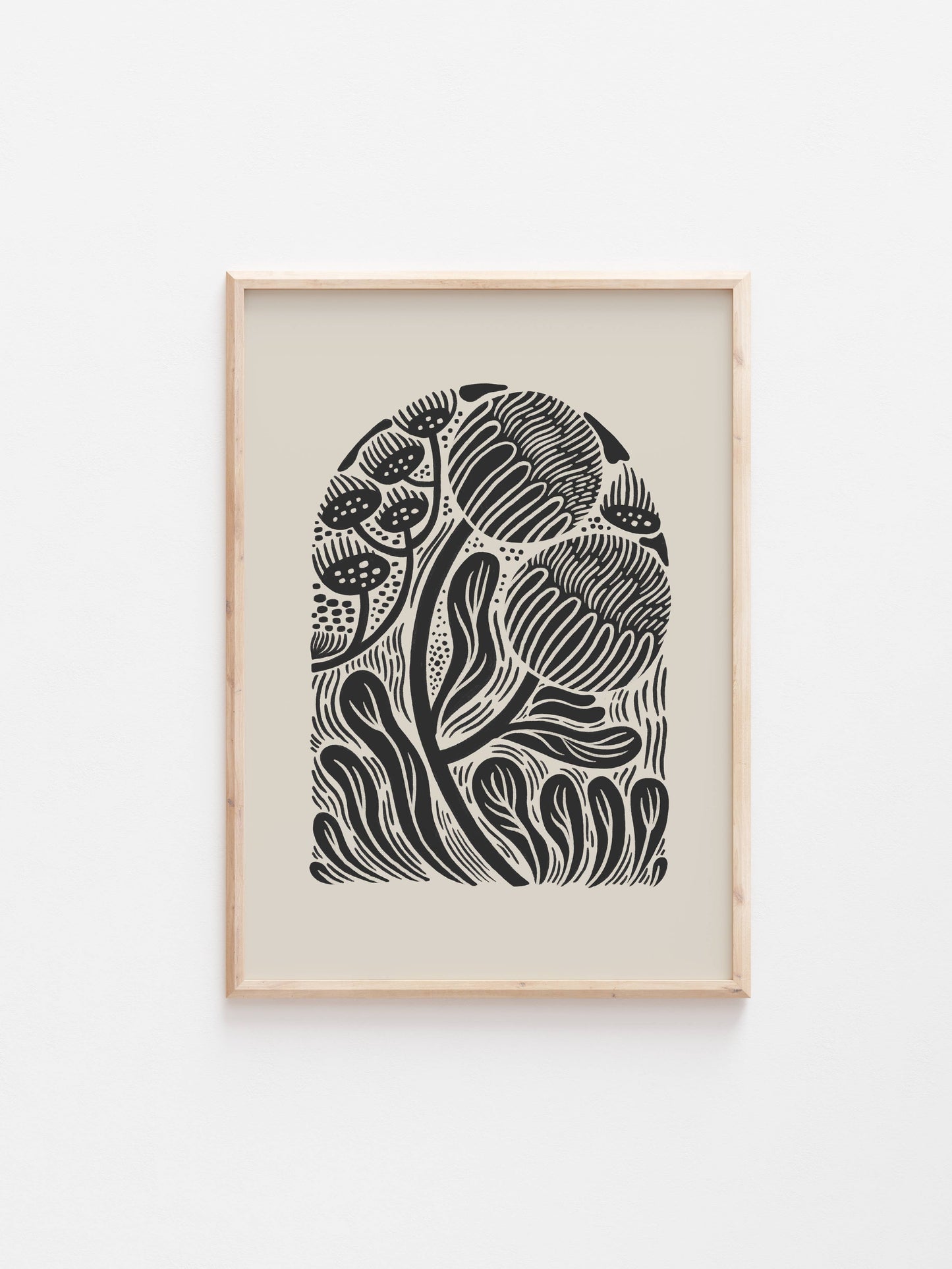 'Bloom' Flowers Art Print