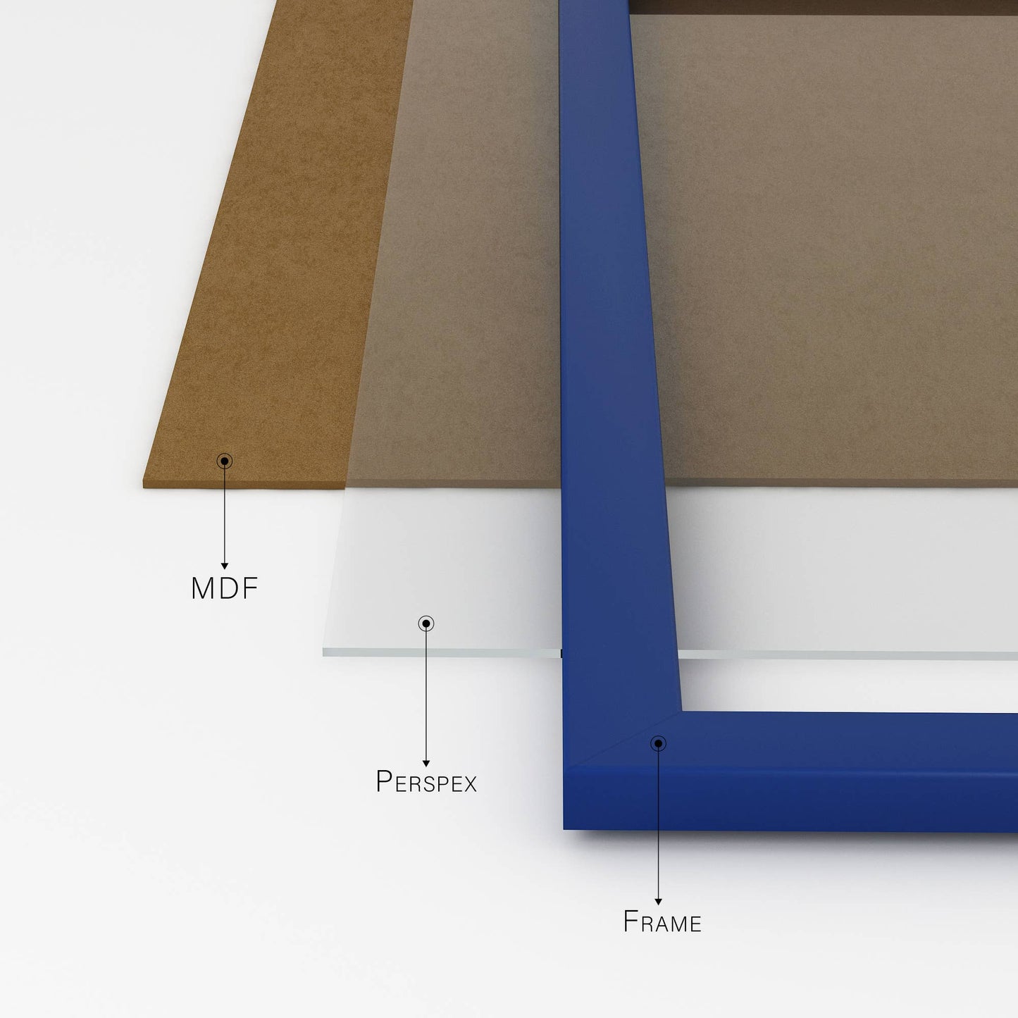 Blue A3 Picture Frame