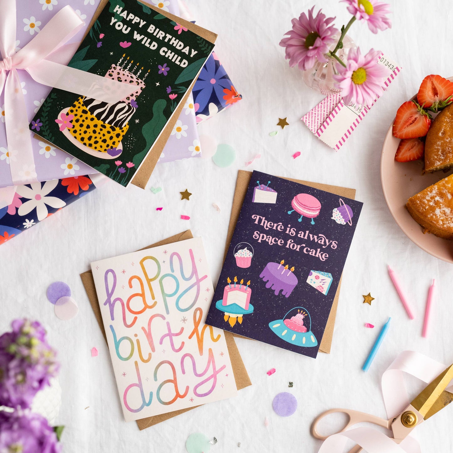 Wild Child Birthday Card | Leopard Print Card | Female Card