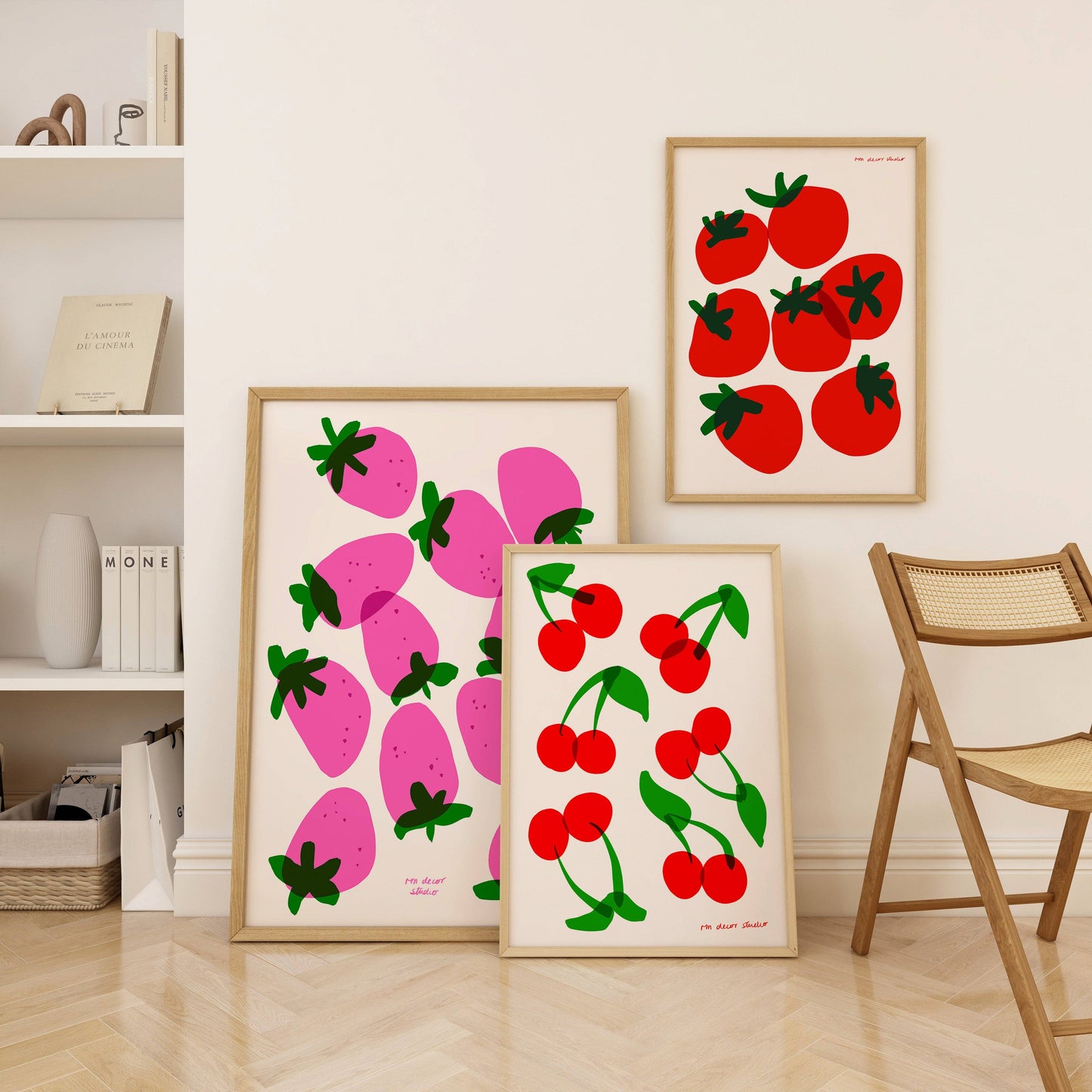Fruit Art Print Bundle: A4
