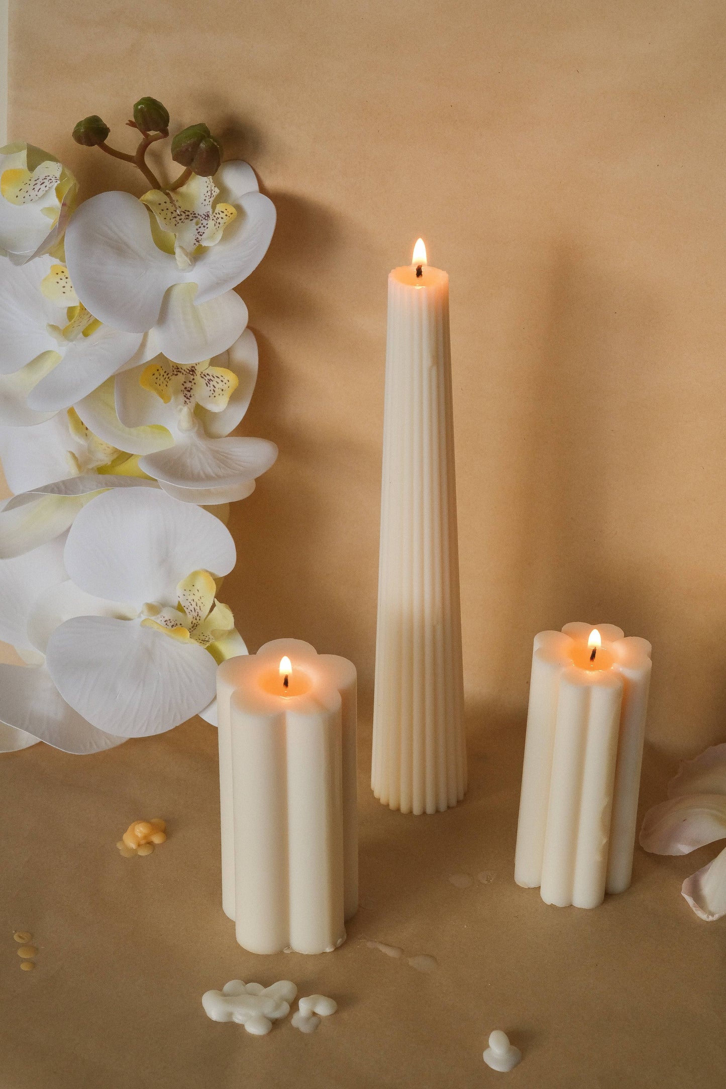 Cherry Blossom Pillar Candle