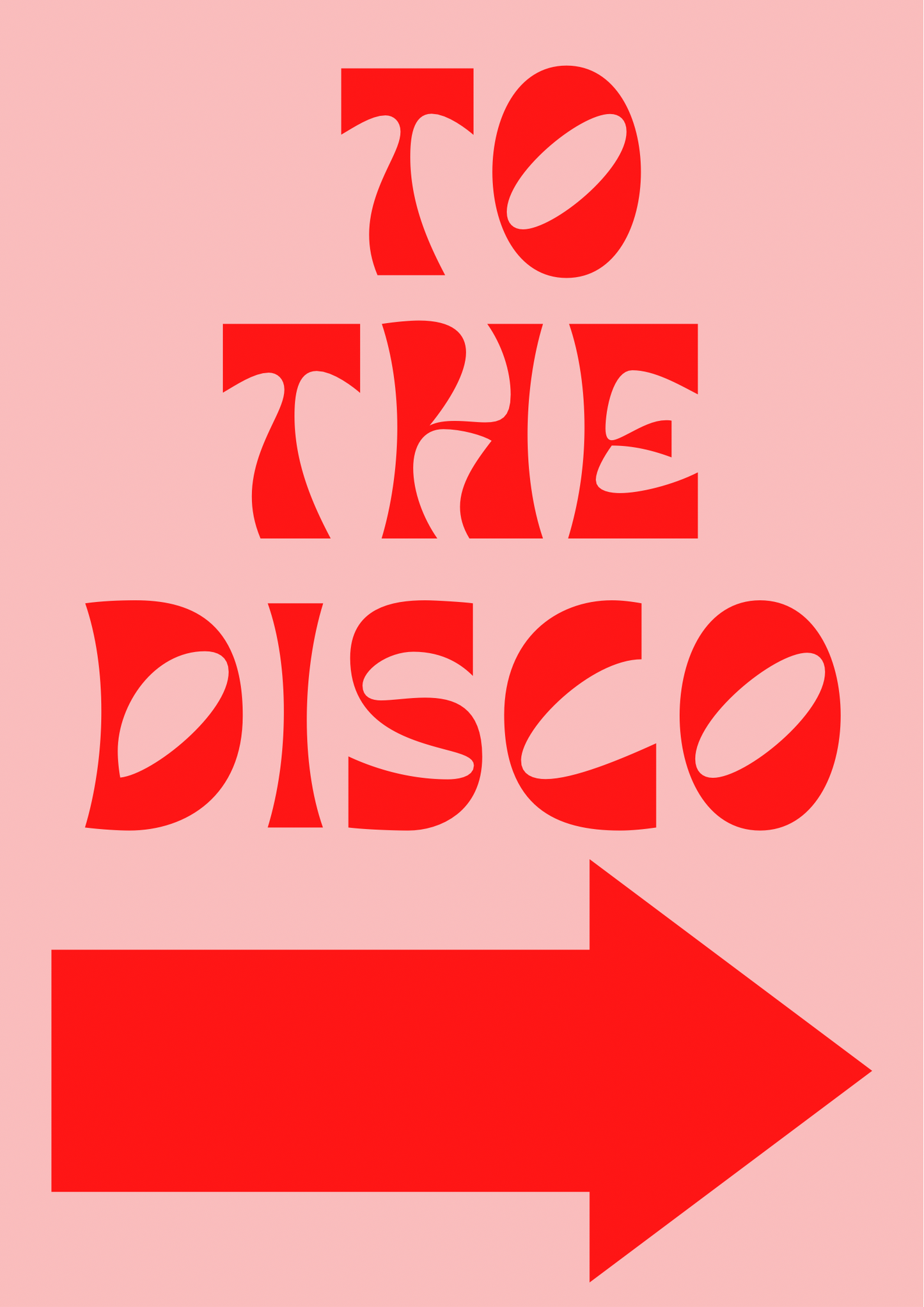 To the disco arrow print: A4