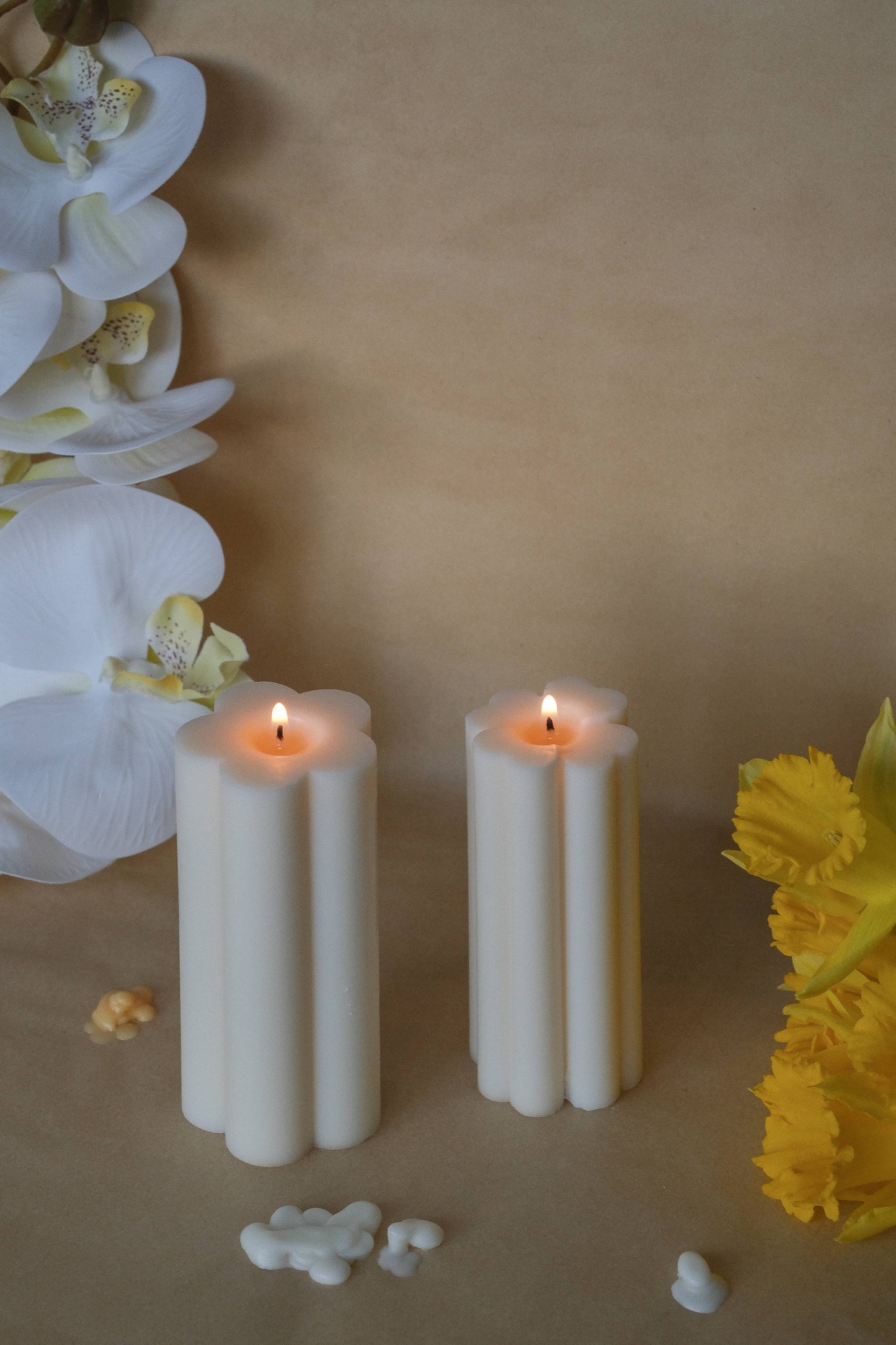 Cherry Blossom Pillar Candle