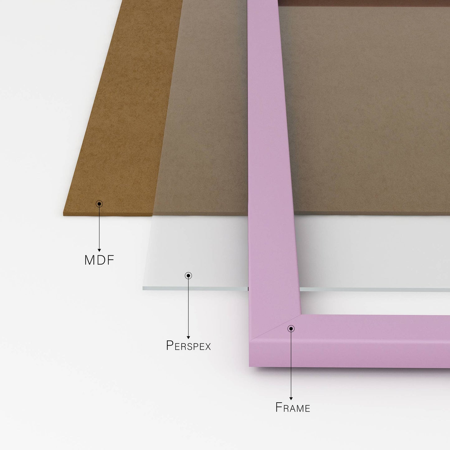 Lilac A4 Picture Frame